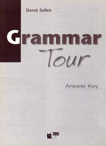 Grammar Tour Answer Key