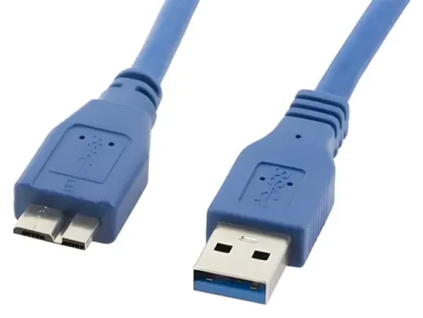 Lanberg Micro USB na USB-A 3.0 0,5m / Kabel / modrý (CA-US3M-10CC-0005-B)
