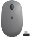 Lenovo Go černá / Bezdrátová myš / Optický senzor / 2400 dpi / USB dongle (4Y51C21216)