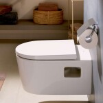 HANSGROHE - EluPura Original S Závěsné WC se sedátkem SoftClose, Rimless, AquaChannel Flush, bílá 60288450