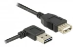 DeLock kabel EASY-USB 2.0 Typ-A samec pravoúhlý levý - pravý USB 2.0 Typ-A samice / 0.5 m (85177-DE)