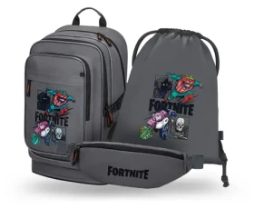 BAAGL SET 3 Cubic Fortnite Squad / batoh / sáček / ledvinka / GRS