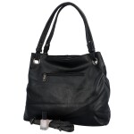 Praktická dámská koženková kabelka na rameno Milagros, černá