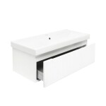 Koupelnová skříňka s umyvadlem SAT Evolution 98x30x44,8 cm bílá mat SATEVO100WMU1 SATEVO100WMU1
