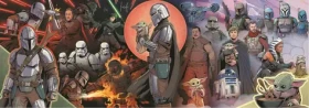 Trefl - Puzzle - Panoramatické puzzle The Mandalorian: Dobrodružství