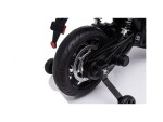 Mamido Dětská elektrická motorka Aprilia černo-červená