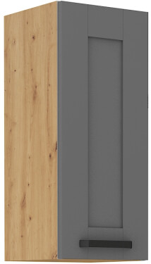 Horní skříňka Luna 30 G-72 1F Barva korpusu: Dub artisan, Barva dvířek: Dust Grey
