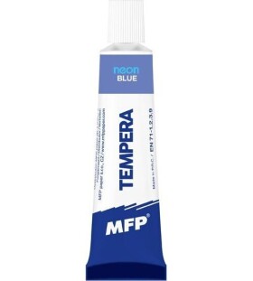 Temperové barvy 12ml NEON modrá