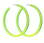 Ptakoviny.cz Náušnice kruhy Velikost: modrá