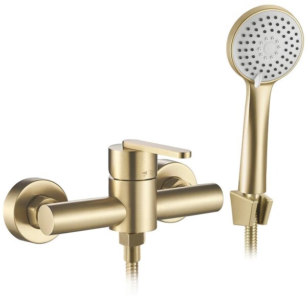 Baterie sprchová REA Ontario zlatá kartáčovaná