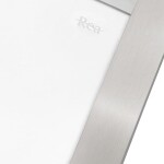 REA/S - Sprchový kout City 80x100 Nickel Brush Se sprchovou vaničkou Savoy black KPL-E0060