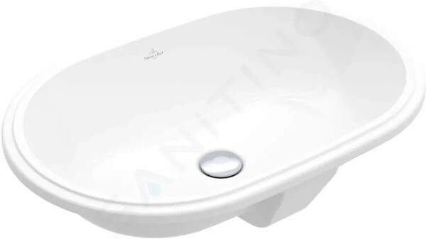 VILLEROY & BOCH - Architectura Vestavné umyvadlo, 570x375 mm, s přepadem, alpská bílá 5A766001