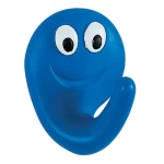 Spirella SMILE dětský háček modrý / polyresin / samolepící / 40 x 50 mm (7610583067609)