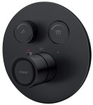 NOVASERVIS - Termostatická pod. baterie s boxem 2 vývody F-Box, černá BFBOXBL