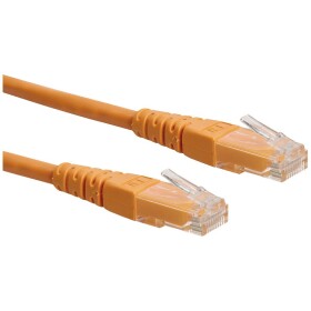 Roline 21.15.0921 RJ45 síťové kabely, propojovací kabely CAT 6 U/UTP 1.50 m oranžová nestíněný 1 ks