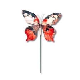 Dortisimo Zápich do dortu Motýl béžovo-červený