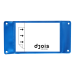 Djois závěsná kapsa s otvory, A6, PVC, modrá, 10 ks