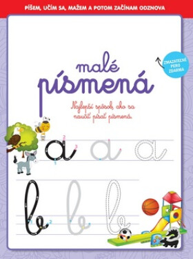 Pracovný zošit Malé písmená + Zmazateľné pero SK verzia 21x28cm