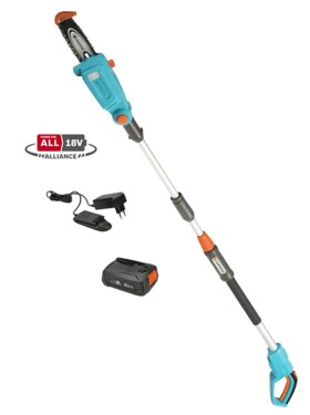 Aku teleskopická vyvětvovací pila Gardena TCS 20/18V P4A sada 14770-20