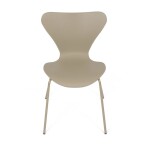 Židle jídelní, cappucino plast, čtyřnohá kovová podnož