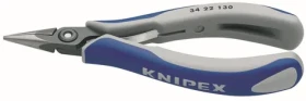 Knipex 34 22 130 Přesné přidržovací kleště na elektroniku - půlkulaté 135mm 34 22 130