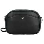 Trendy dámská koženková crossbody kabelka Willa, černá