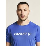 Běžecké tričko CRAFT CORE Essence Logo - modrá Velikost textilu: S