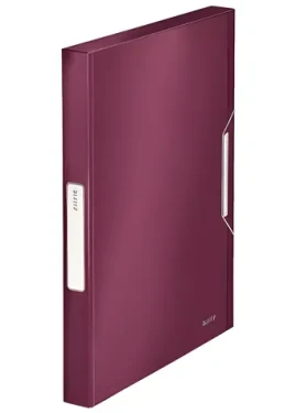 Leitz Style granátově červená / Box na dokumenty / 250 listů A4 / Šířka hřbetu 37 mm (39560028)