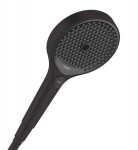 HANSGROHE - Sprchový set s baterií pod omítku, s tělesem, průměr 25 cm, 3 proudy, matná černá SANI21HHH404