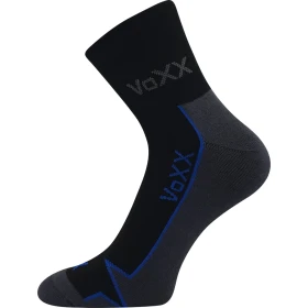 VOXX Ponožky bavlněné sportovní LOCATOR B černé s modrou 35-38 103062