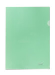 Concorde Zakládací obal A4 "L" 180 mic, sada 10 ks, hladká, zelená