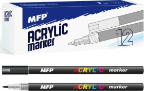 Akrylový popisovač 1mm - černý