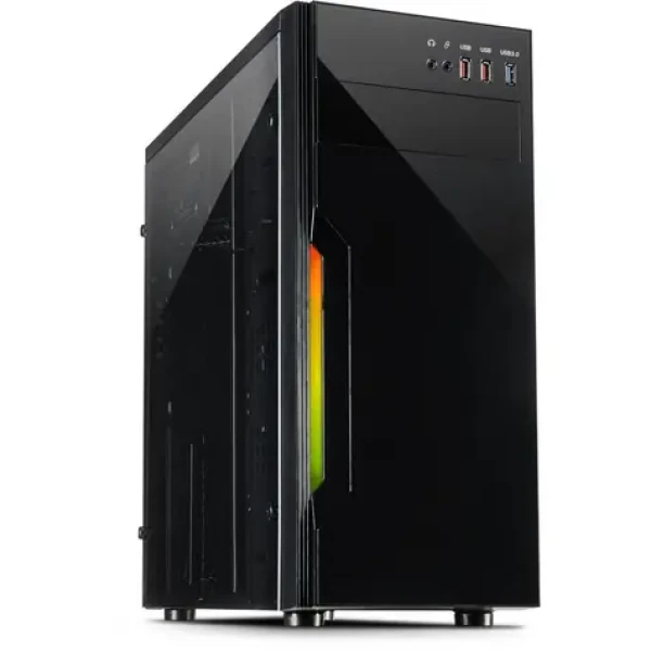 Inter-Tech B-42 RGB černá / ATX / bez zdroje / 1x USB 3.0 2x USB 2.0 / průhledná bočnice (88881320)