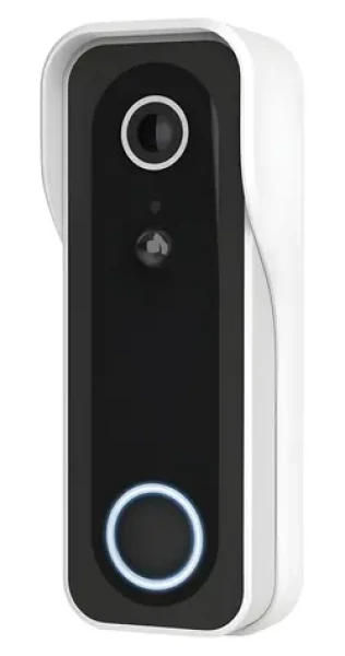 Trust Doorcam-3000 bílá / Chytrý zvonek s kamerou / Wi-Fi / baterie / IP65 / bezdrátový zvonek (71388)