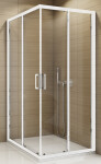 SanSwiss TOPAC07000407 Sprchový kout čtvercový 70×70 cm, bílá/sklo