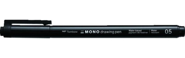 Tombow Fineliner MONO drawing pen - hrot 05 černá