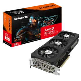GIGABYTE Radeon RX 7600 XT Gaming OC / 2029-2810 MHz / 16GB D6 / 128-bit / 2x HDMI 2x DP / (8+8) 600W (GV-R76XTGAMING OC-16GD)