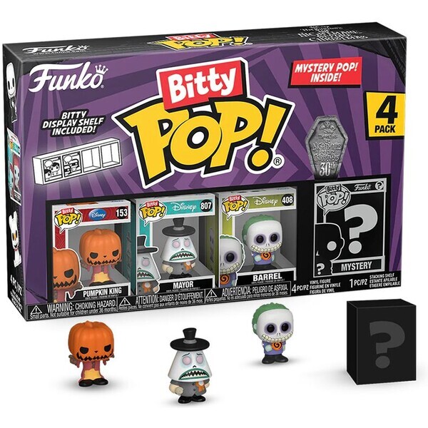 Funko Bitty POP: The Nightmare Before Christmas - Pumpkin Jack (4pack)