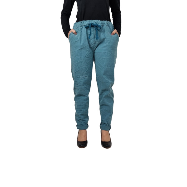 HOSH Dámské kalhoty WRUNG Velikost: XL/XXL, Barva: Tyrkysová