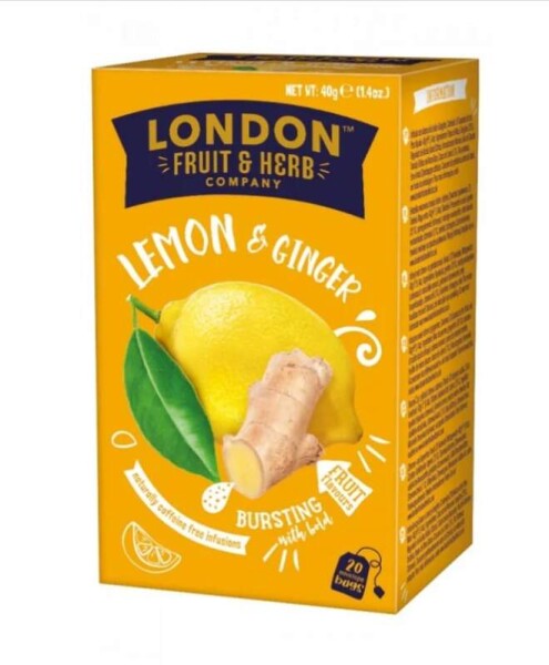 London Citrón se zázvorem 20 sáčků