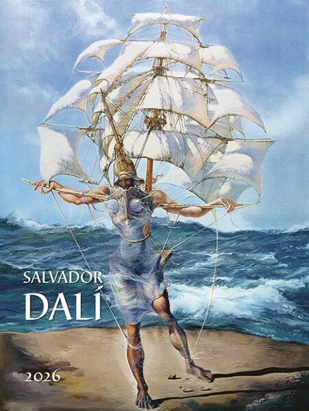 Kalendář 2026 Salvador Dalí, nástěnný, 42 x 56 cm