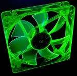 Primecooler PC-UV12025L12G zelená / Ventilátor / 120mm / 3-pin / 1800 rpm / UV (PC-UV12025L12-G)