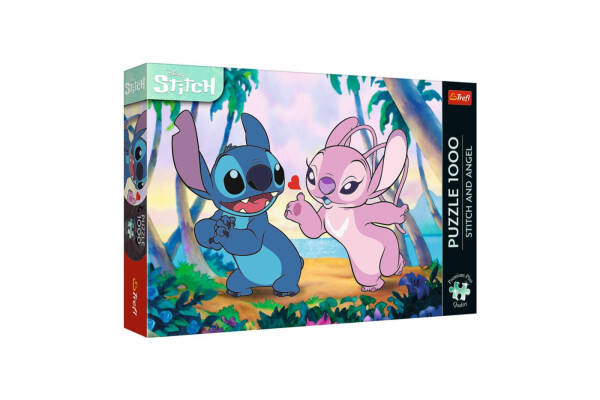 Puzzle Premium Plus Stitch & Angel 1000 dílků