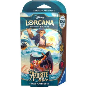 Disney Lorcana Azurite Sea Starter Deck Amber Ruby