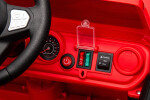 Mamido Elektrické autíčko OFFROAD červené 12V Vysoký podvozek, široké sedadlo, Odpružené nápravy, 2,4 GHz Dálkové ovládání LED světla