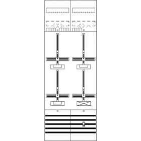 Striebel & John 2CPX054156R9999 DF29C3A pole counter vestavné Počet modulů (šířka) = 24 Obsah 1 ks