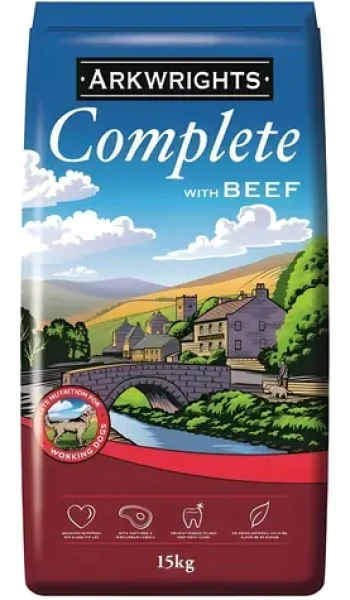 ARKWRIGHT Granule Complete Beef / 15 kg / pro dospělé psy všech plemen