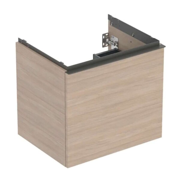 GEBERIT - Acanto Umyvadlová skříňka, 59x54x48 cm, 1 zásuvka, dub 503.003.JH.1