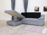 Nábytek VACULÍK Sedačka s otomanem PETRA - rozkládací + úložný prostor VARIANTA PROVEDENÍ: (š): 255 cm - opěry STANDART (48 cm)