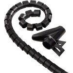 Hama kabelová spona plast černá flexibilní (d x š) 100, 150, 200 mm, mm, mm x 0.25 cm 150 ks 00221002
